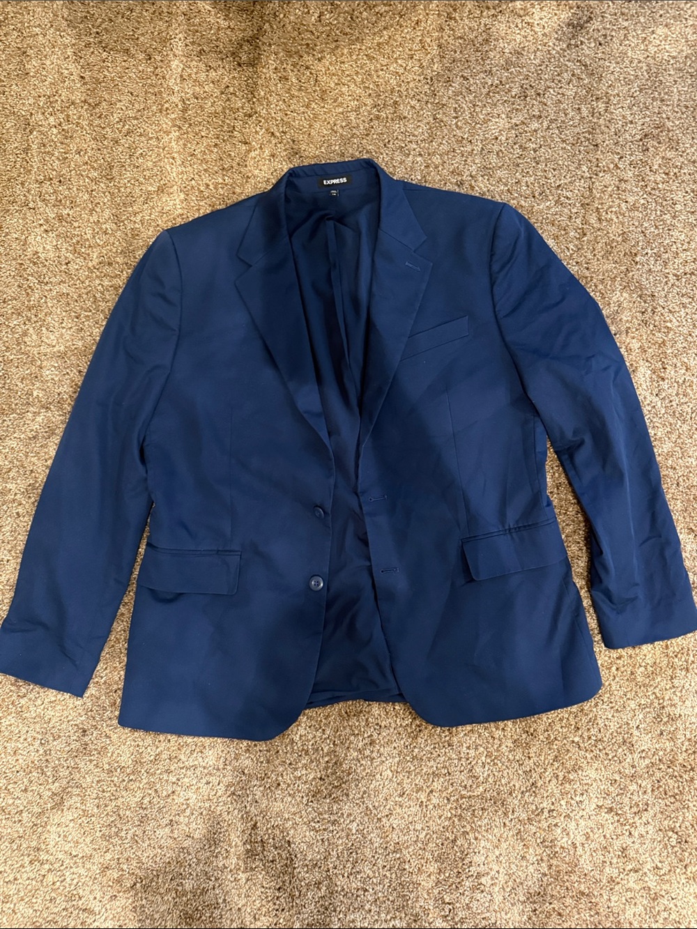 Express Men’s Navy Blue Sport Coat Blazer